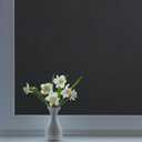 DOWELL Blackout Window Film, 100% Light Sun Blocking Static Cling Frosted Privacy Film for Glass, Heat Control Removable Window Tint, Room Darkening Cover for Day Sleep, Black, 17.5" x 157.5"