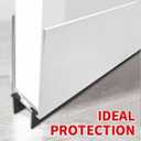 1" x 35.5" White Aluminum Storm Door Sweep Replacement Weatherproof Bottom Seal for Security Doors (1, White)