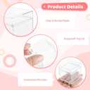 50 Pcs Acrylic Boxes with Lids, 222" Mini Clear Candy Boxes, Square Transparent Display Cases, Stackable Storage Cubes, Small Containers for Wedding Favors, Jewelry, Treats