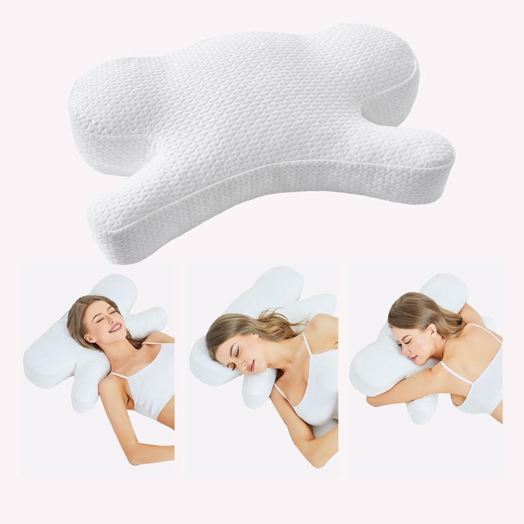 Anti Wrinkle Pillow, Beauty Pillow, Stomach Sleeper Pillow, Anti Aging Pillow, Neck Pillows for Pain Relief Sleeping, Anti Wrinkle Pillows for Side Sleepers(Pillow) (Brown)