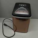 Frigidaire EFIC117-SSCOPPER-COM Stainless Steel Ice Maker, 26lb per Day, Copper Stainless