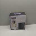 ELPHECO Black Bathroom Trash Can with Lid 2 Gallon Sensor Trash Bin, Automatic Narrow Garbage Can, Waterproof Smart Trash Can, Slim Motion Sensor Waste Bins for Bathroom, Living Room, Office