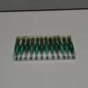 Kasyat 12 Pcs St Patricks Day Droplet Baubles Ornaments 3.5 Inch Matte Shiny Glitter Finishes Finial Drop Plastic Shatterproof Hanging Ornament for Xmas Tree Wreath Garland Holiday Decor (Green)