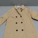 Betusline Women's Waterproof Trench Coat Double Breasted Lapel Rain Coats for Women With BeltSize120