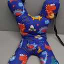 X-Shaped Car Travel Pillow for Cars Seat Kids Adults Head and Body Support Pillow Cartoon Neck Pillows Soft Long-Distance Travel Car Sleeping Seat Belt Pillows Breathable Cars Aircraft Travel Cushion