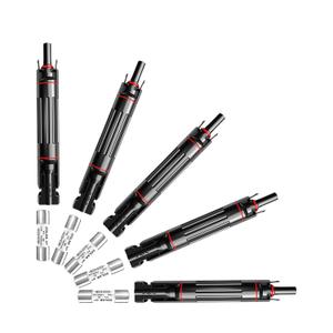 Waterproof in-Line Fuse Solar Panel Holder 15A 1000V PV Panel String Fuse Male and Female Connector for Solar Pannel (Pack of 5)