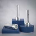 1/4-20 x 1-1/4" Socket Head Cap Screws Bolts, Allen Socket Drive, Stainless Steel 18-8 (304), Full Thread, 55 PCS