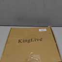 Kitchen Wall Clock with LED Lights, Black Metal Utensils Design, 11.81x11.81 Inch, Modern Decorative Clock for Living Room, Dining Room