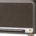 Edifier D32 Tabletop Wireless Speaker, Hi-Res Audio, LDAC, ALAC, 60W (RMS), 2.1 Acoustic Architecture, 11h Playtime, APP Control, Bluetooth 5.3, AirPlay2, USB-C and AUX Inputs, Black Walnut
