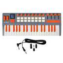 M-VAVE SMK-37 PRO MIDI Keyboard Controller, 37 Key Wireless MIDI Keyboard with Velocity Sensitive Keys, Backlit RGB Drum Pads, Pitch Bend, Modulation Wheel, Bluetooth MIDI