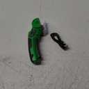 Cardboard Cutter, Rechargeable Cordless Electric Scissors, 4V Upgrade Motor Electric Box Cutter with 2 Blades, Safety Lock & LED Light, Powerful Cutting for Cardboard Box, Plastic, Leather (Green)