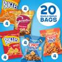 Classic Mix Snack Variety Pack, Bugles Original and Nacho Cheese, Gardetto's Original Recipe, Chex Mix Traditional and Cheddar, 20 Ct, 28 oz (EXP 07/13/26)