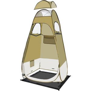 Portable Privacy Tent - Pop Up Shower & Changing Room for Outdoor Camping, Army Green 47.2"L x 47.2"W x 81.5"H
