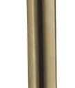 CF38202 Kingston Complement 20-Inch x 3/8-Inch Diameter Flat Closet Supply Line, Polished Brass