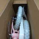 bicystar 14 Inch Flower Girls Bike with Training Wheels for Ages 2-4, Pink