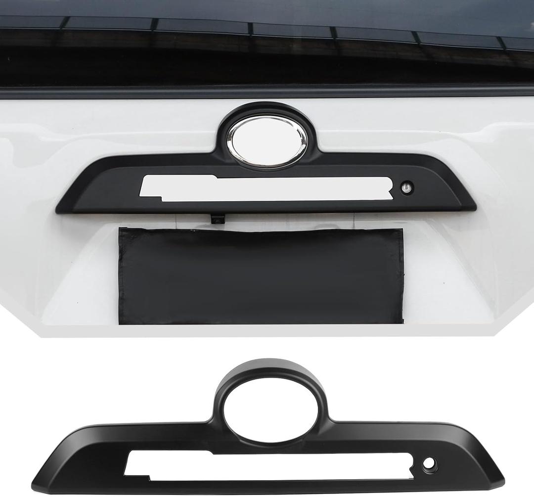 JeCar for 4Runner Tailgate Handle Cover Rear Door Handle Trim Accessories Compatible with 2010-2023 Toyota 4Runner(Matte Black)