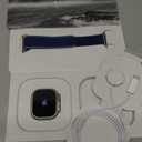 Apple Watch Ultra 3 [GPS + Cellular 49mm] Running & Multisport Smartwatch w/Rugged Titanium Case w/Blue/Bright Blue Trail Loop - M/L. Satellite Communications, Advanced Health & Fitness Tracking