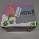 18 Inch Doll Suitcase Travel Luggage Play Set, Mermaid Theme Travel Carrier Storage Accessories for 18inch Doll, Include Case, Clothes, Hat, Sunglasses, Camera, Pillow, Toy Pet