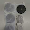 JUYSON Suction Cup Hooks for Shower, Towel Hooks for Bathrooms, Suction Hooks for Windows, Glass, Mirror, Tile, No Drill Shower Hooks for Hanging Loofah, Robe, Matte Black, 4 Pack