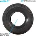 Marathon 4.00-6" Replacement Pneumatic Wheel Tire and Tube