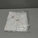 YuKaiChen Women's Polo Shirts Casual Summer Collared Tops Short Sleeve Knit Tops V Neck (XX-Large, White)