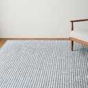 Gertmenian Indoor Boho Area Rug - 4x6 Small, Non-Shedding & Stain Resistant, Ideal for High Traffic Areas in Foyer, Living Room, Kitchen, Entryway, & Bedroom - Romi, Lt Blue, 25855