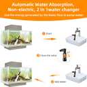 enomol Gravel Vacuum for Aquarium Water Changer Fish Tank Cleaning Tools,Siphon Universal Quick Pump Aquarium Water Changing (30ft)