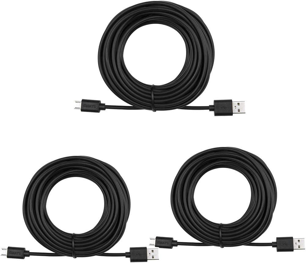 Smays Extension Cable Replacement for Blink Mini, 3Pcs