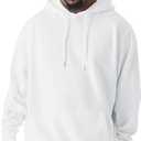 Men's Hoodies Fleece Lined Midweight Solid Pullover Sweatshirt with Kangaroo Pocket(M-3XL)
