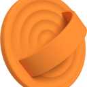 Upgraded Magnetic Phone Grip, Compatible with MagSafe, Silicone Comfy Removable Loop Grip, Phone Grip Finger Ring Holder for Back of Phone for iPhone Pro Max/Plus/16/15/14/13/12, Orange