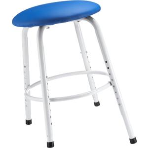 CroBlissful Adjustable Pottery Stool - 16 Inch Low Round Pottery Stool Chair with Soft Seat Cushion for Adults Artistic Ergonomics Requirements, No Assembly Required
