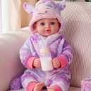 BABESIDE Baby Doll Girl - 15-Inch Realistic Baby Doll with Blue Eyes, Soft Body in Unicorn Outfit Life Like Baby Dolls that Look Real for 4 5 6 7 8 9 Years Girl, Birthday Gift and Pretend Play