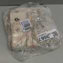 Dorachic Block Print Thick Linen Tablecloth for Rectangle Tables, Waterproof Wipeable Decorative Table Cover for Dining Kitchen Indoor Outdoor, 55" x 71", 4-6 Seats