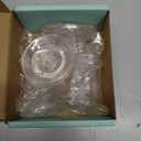VIS'V Suction Cup Hooks, Small Shower Suction Hooks, Heavy Duty, Removable and Reusable, Clear, 4 Pcs