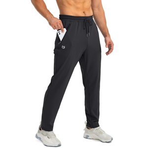 G Gradual Men's Sweatpants with Zipper Pockets Tapered Joggers for Men Athletic Pants for Workout, Jogging, Running M