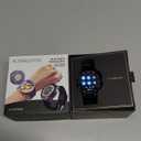 Smart Watch Pill Box, Fitness Smartwatch with Bluetooth Call for Men, Water Resistant Pill Organizer for Emergency, Pill Case for Emergency, Small Pill Container for Vitamin, Fish Oil