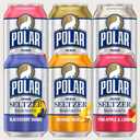 Polar Seltzer Water Sampler Variety Pack, 12 fl oz cans, 18 pack (EXP 04/27/27)
