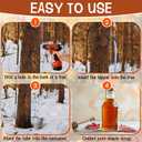 151 FT Maple Syrup Sap Collection Tube Maple Syrup Vacuum Tubing Lines Syrup Collection Tubes Maple Syrup Collection Supplies (Tap not included)