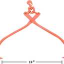 Skidding Tongs Log Lifting/Swivel Dragging Steel Tongs Log Lifting, Handling, Dragging & Carrying Tool / 18inch Jaw Opening (18"-Swivel)