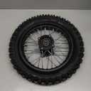 Llanta de freno de disco de 80/100-12 pulgadas con rodamientos de 0.472 in para Pit Pro Dirt Bike