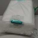 IRIS USA 12 Qt. Plastic Storage Bins Containers with Lids, 4 Pack, Small Sensory Bin, Craft Storage, Craft Organizers & Storage, Organizing Container for Home, Office & Art Supplies, Stackable, Clear