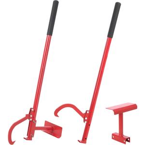 KIMORE Cant Hook - 48" Heavy Logging Tool with Sponge Handle, Red, with Moving Hook, Log Lifter & Adjusting Tilt Hook KIMORE Cant Hook - 48" Heavy Logging Tool with Sponge Handle, Red, with Moving Hook, Log Lifter & Adjusting Tilt Hook