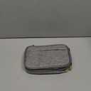 Travelkin Travel Electronic Cord Organizer Travel Case, Travel Cable Organizer Bag For Charger, Phone, Sd Card, Sim Card, Earphone, Usb Drives(Grey) (Medium)