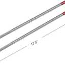 ZhenT Premium 2Pcs Winding Bars with Non-Slip Handle 1/2 in Diameter X 17.5 in Length,Used for Garage Door Torsion Spring