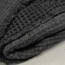 Smiry Waffle Bath Mat 60x24, Extra Soft Absorbent Bathroom Rugs, Non Slip Machine Washable Quick Dry Bath Rugs for Bathroom Floor, Tub, Shower, Home Decor Accessories, Black