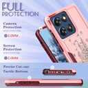 For Moto G Stylus 5G 2025 Case Women - Cute Girls Phone Cover Girly Aesthetic Design Flowers Castle Heavy Duty Protective Shockproof Military Grade for Motorola Moto G Stylus 5G 2025 Cases