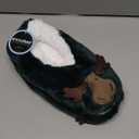 Snoozies Womens Slipper Socks - Cozy Slippers for Women - Fuzzy House Slippers for Indoor Use - Soft Sole Slippers size 9-10 Moose