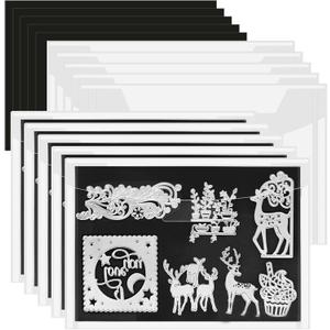 20 PCS 8 x 12 Inch Large Die Cut Storage Envelopes with 1 mm Magnetic Sheets for Dies Storage, Die Storage Envelopes and Magnet Sheets
