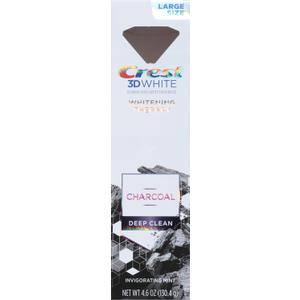 Crest,3D White Charcoal Deep Cleaning, 4.6 Ounce