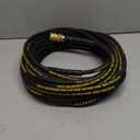 4200PSI Pressure Washer Hose 50FT with 3/8" Swivel Quick Connect for Cold/Hot Water, Kink Resistant Steel Wire Braided, Wear Resistant Power Washer Hose with 2 M22 14mm Adapter Set